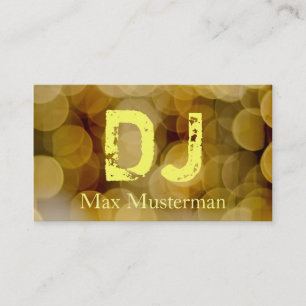 DJ Music Business Card