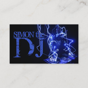 DJ Music Club Entertainment Business Card    