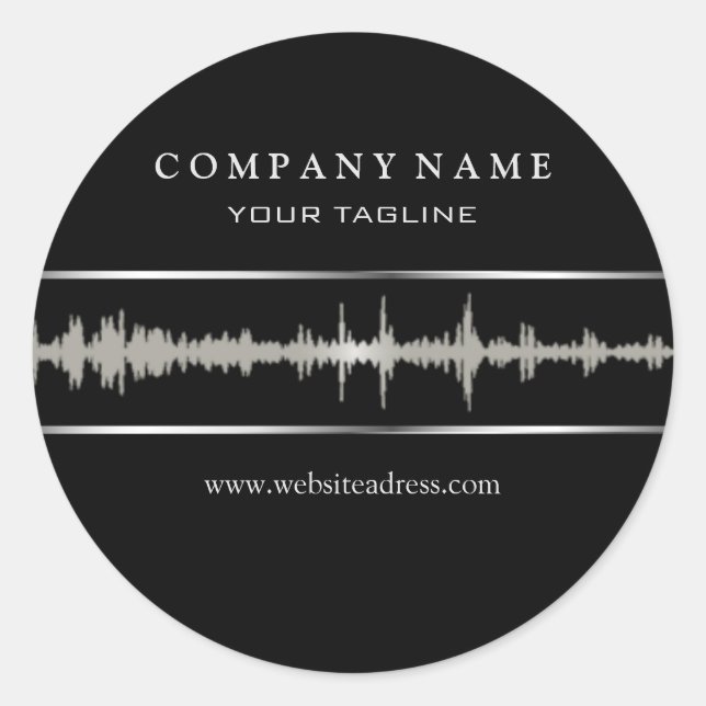 DJ/Music Sticker (Front)