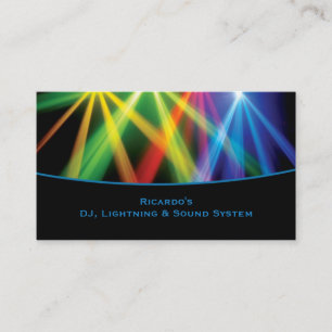 DJ Music Uplighing Carte de visite