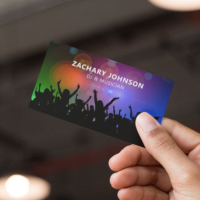 DJ & Musician | Music Party Business Card (Creator Uploaded)