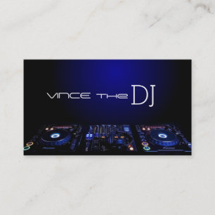 DJ, Musique, Club, Carte de visite