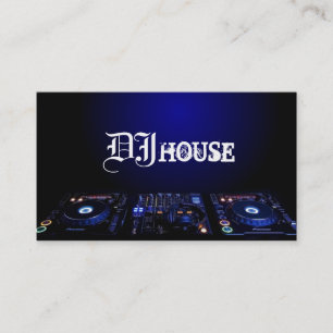 DJ, Musique, Club, Carte de visite