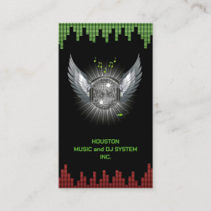 DJ Night Club Business Card