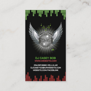 DJ Night Club Carte de visite