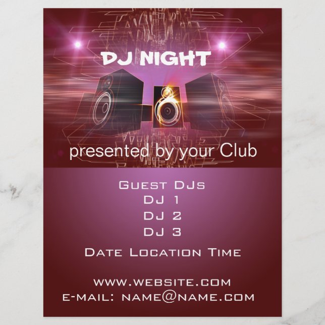 DJ Night Flyer (Front)