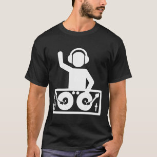 Dj On The Turntables Hoodie Club Music Party T-Shirt
