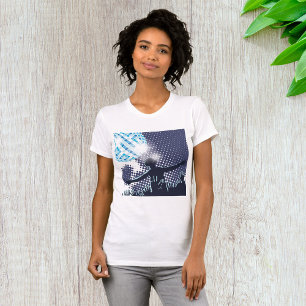 DJ Performing In A Club Womens T-Shirt