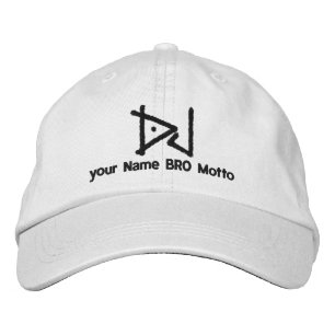 DJ Personalizable Cap Your Own Text Bro & Babe