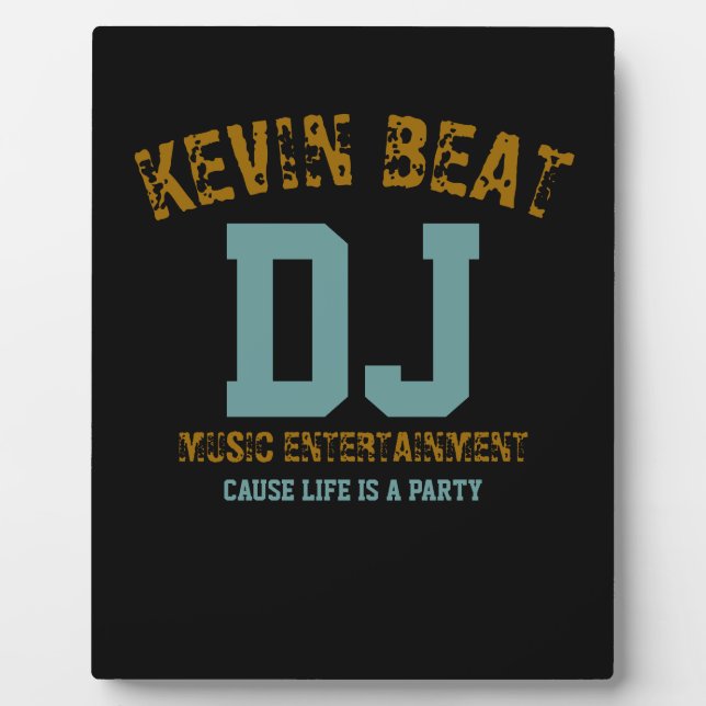 dj plaque (Front)