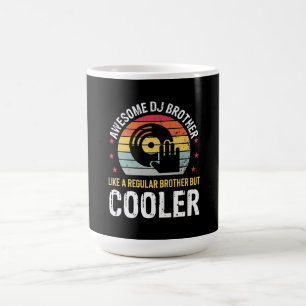 DJ Player Brother Funny Disc Jockey Wedding Party Coffee Mug
