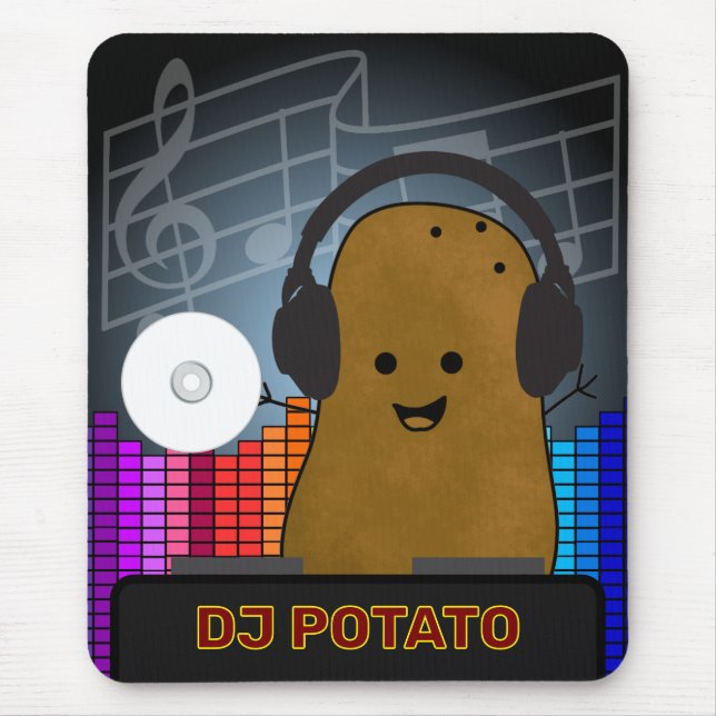 DJ Potato Custom Mouse Pad (Front)