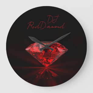 DJ RedDiamond Large Clock