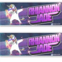 DJ Rhiannon Jade logo autocollant vinyle/décal