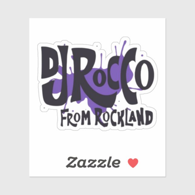 DJ Rocco From Rockland logo (Sheet)