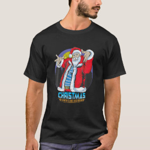 "DJ Santa Claus" Christmas T-Shirt