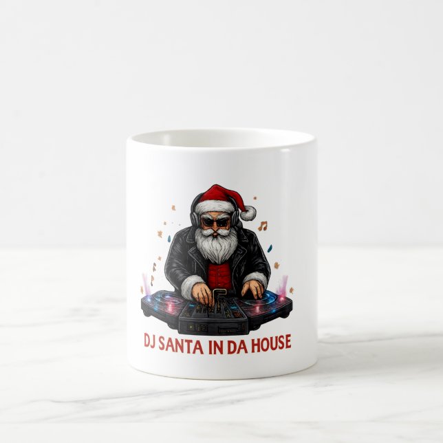 DJ Santa In Da House Mug (Center)