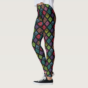 DJ Scooby-Doo Pattern Leggings