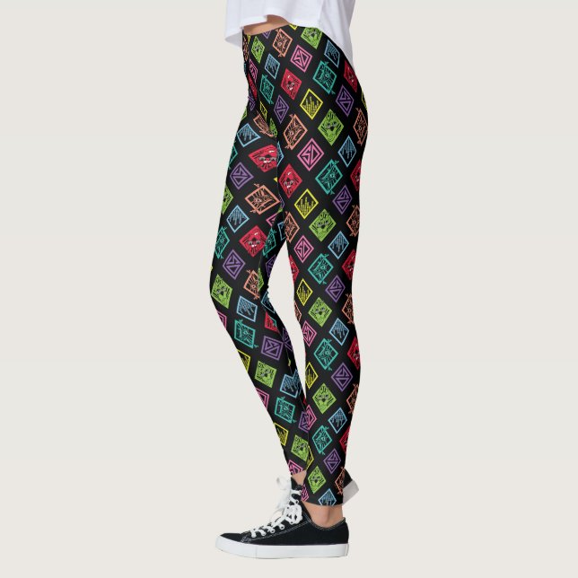 DJ Scooby-Doo Pattern Leggings (Left)