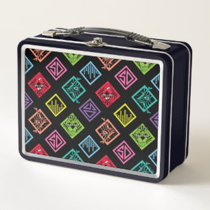 DJ Scooby-Doo Pattern Metal Lunch Box