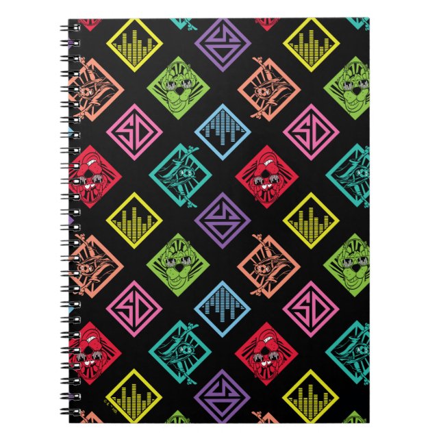 DJ Scooby-Doo Pattern Notebook (Front)