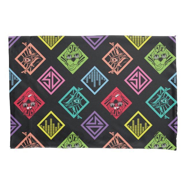 DJ Scooby-Doo Pattern Pillowcase (Front)