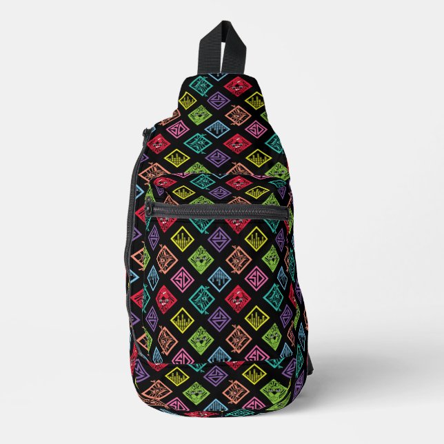 DJ Scooby-Doo Pattern Sling Bag (Front)
