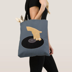 DJ Scratch Tote Bag