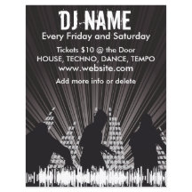 DJ Shadows 2 Music Flyer