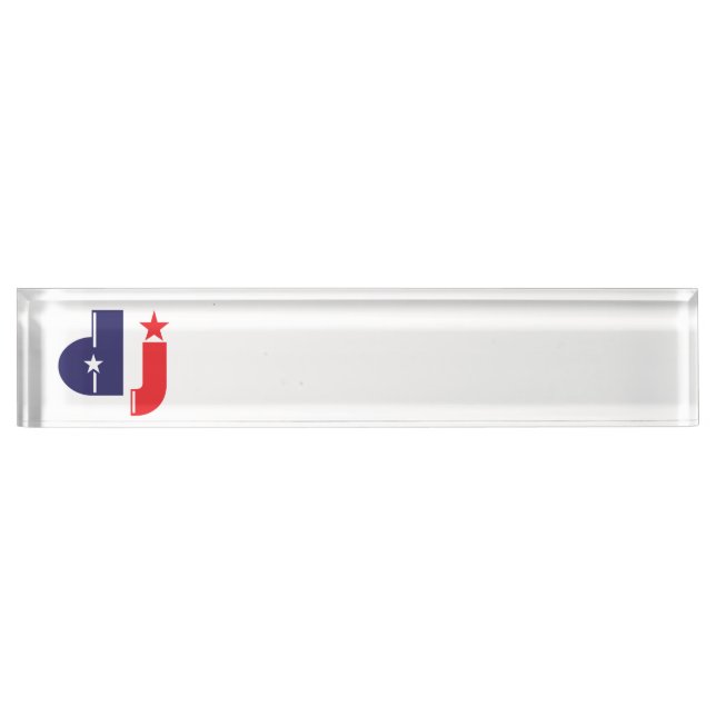 DJ sign Nameplate (Front)