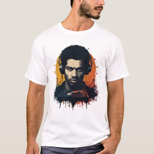DJ Silhouette  T-Shirt (Front)