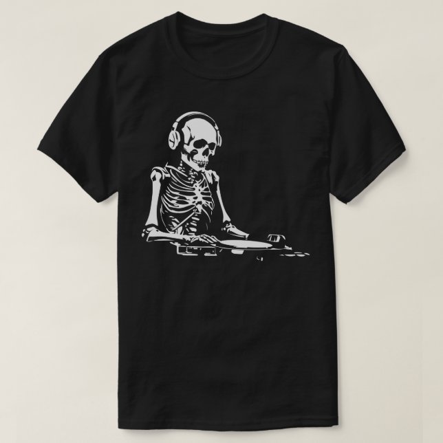 dj skeleton T-Shirt (Design Front)