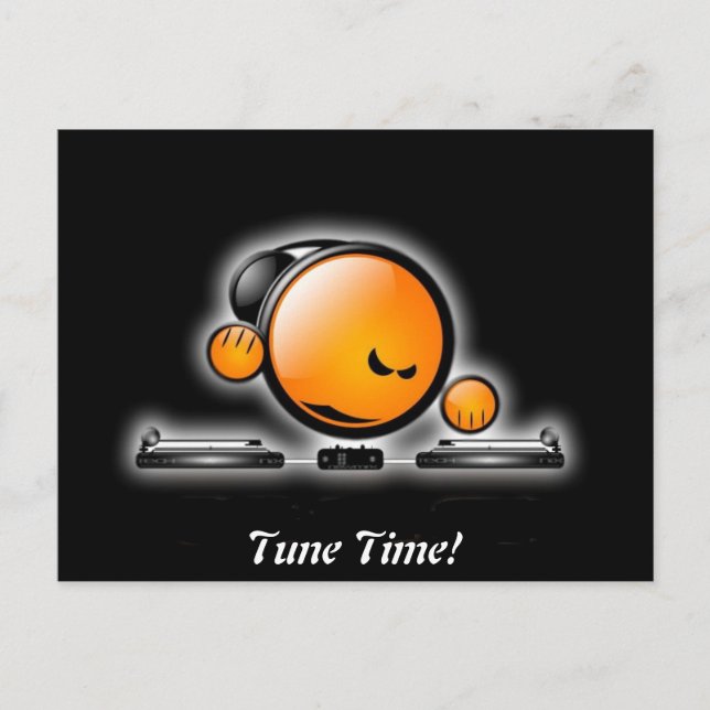 Dj. Smile! Postcard (Front)