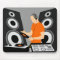 DJ Spinning Vinyl At Decks