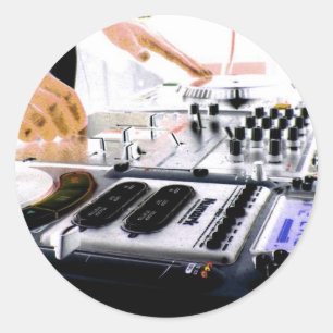 DJ SYSTEM CLASSIC ROUND STICKER