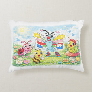 DJ the Butterfly & Friends Accent Pillow
