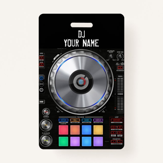 DJ turntable Badge (Front)