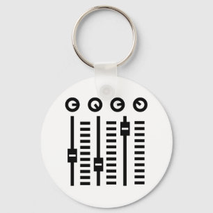 DJ Turntable Keychain