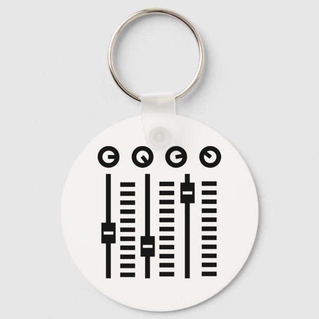 DJ Turntable Keychain (Front)