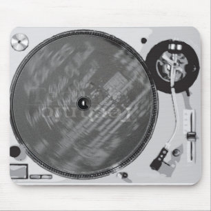 DJ Turntable Mouse Pad