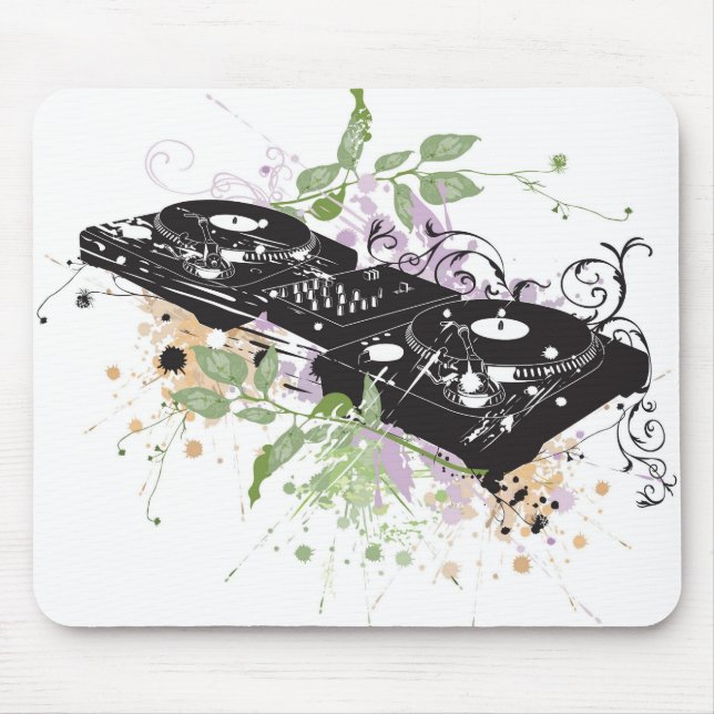 DJ turntable Mousepad (Front)