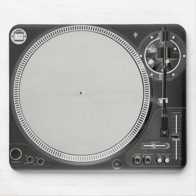 DJ Turntable Mousepad (Front)