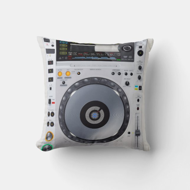 DJ Turntable Pillow (Front)
