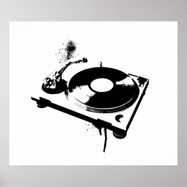DJ Turntable Poster (Front)