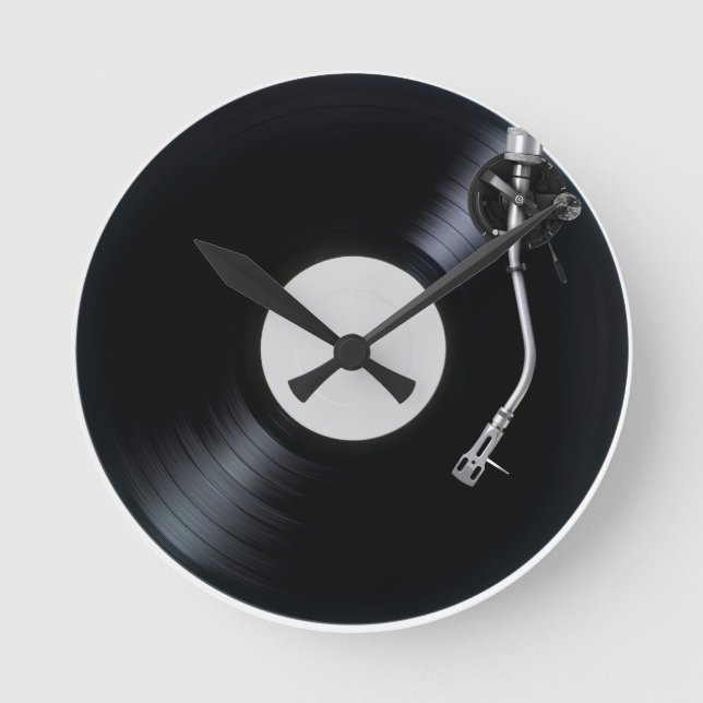 DJ turntable Wall Clock (Front)