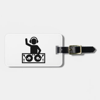 DJ Turntables Luggage Tag