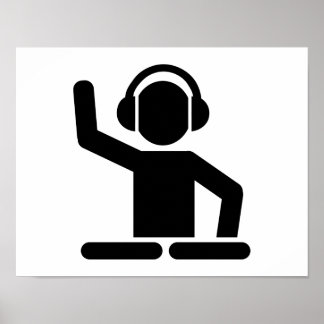 DJ Turntables Poster