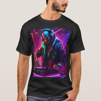 "DJ Vibes Graphic T-Shirt" T-Shirt