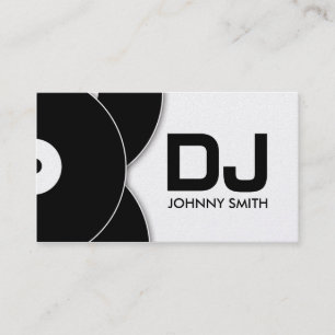 DJ Vinyl Record Music Business Card
