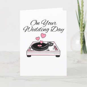 DJ Wedding Card Musician Music Lover
